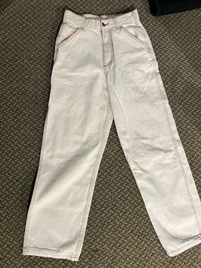 John galt white cargo jeans